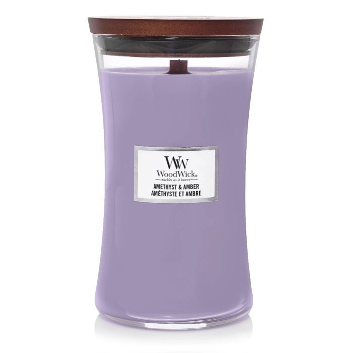 Woodwick - Amethyst & Amber Large Jar